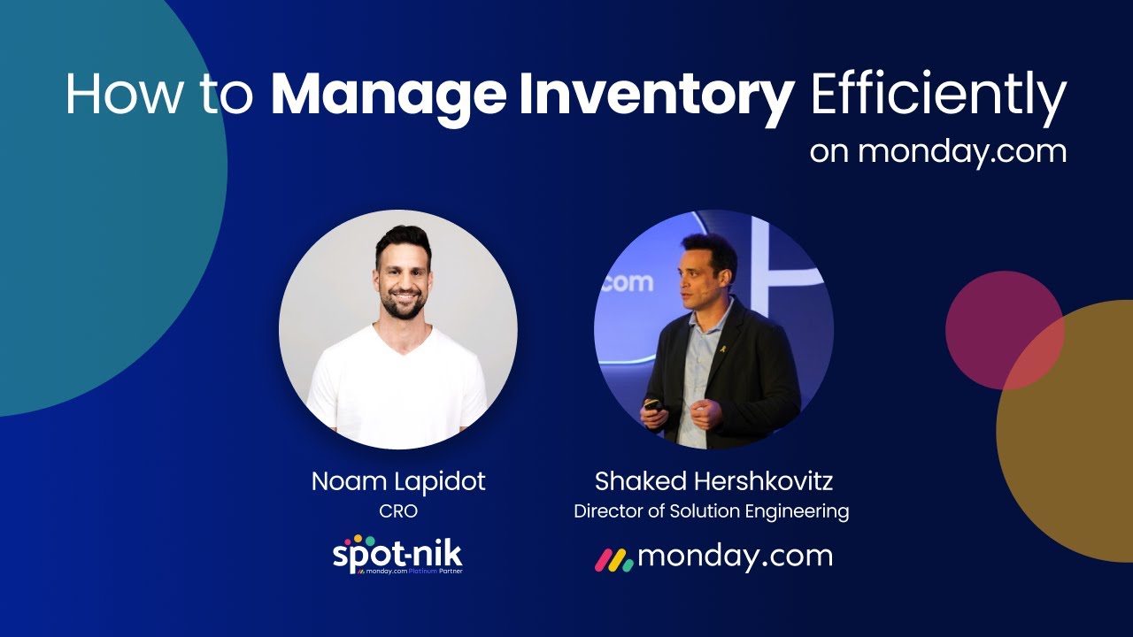 Inventory Management Made Easy with monday.com - Webinar