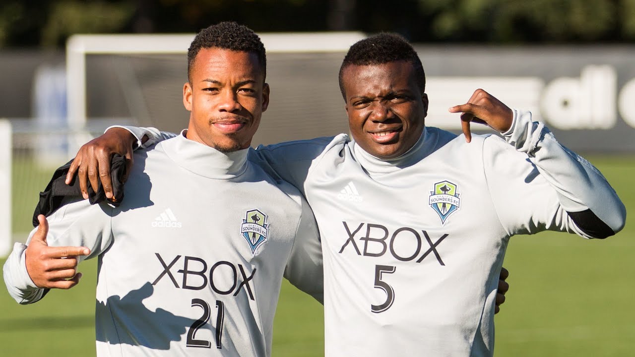 Interview: Jordy Delem and Nouhou talk about life with the Sounders soccer manager