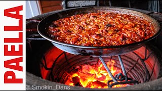 Chicken & Chorizo Paella on the Kamado Joe