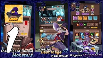 Grow Mage : Legendary Idle RPG Gameplay Walkthrough #1 (Android, IOS)