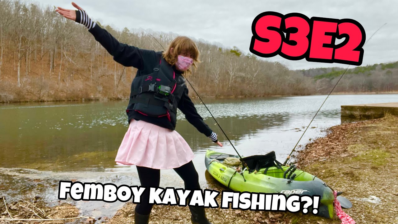 Femboy Catches Micro Pike on a Kayak?! - Femboy Fishing S3E2