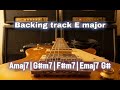Groovy backing track E Major | 95 BPM | MusicBuddy