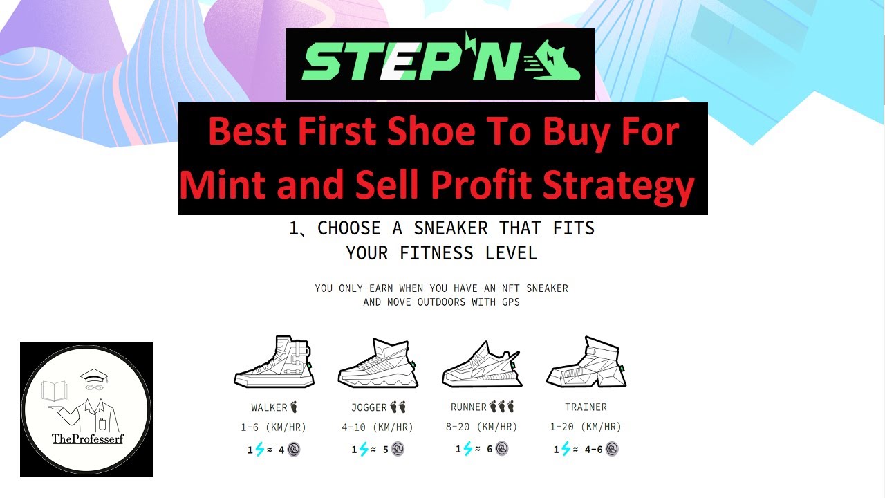 StepN Best First Shoe To Buy Mint and Sell Profit Strategy YouTube
