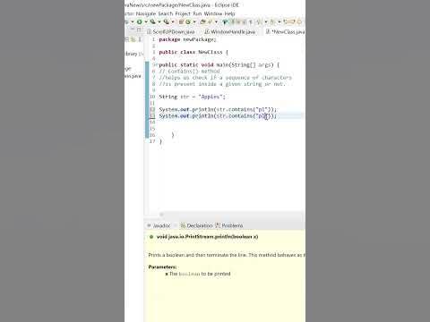 contains method in java - YouTube