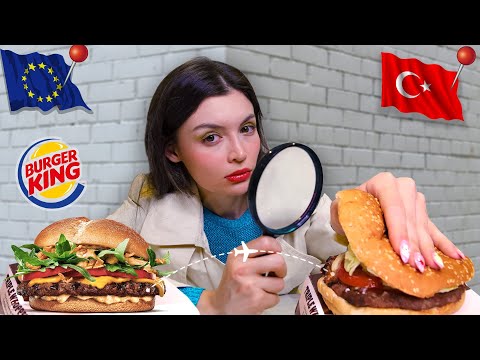 AVRUPA VS TÜRKİYE YÜKSEK PUANLI BURGER KİNG'LERİ KIYASLADIM!