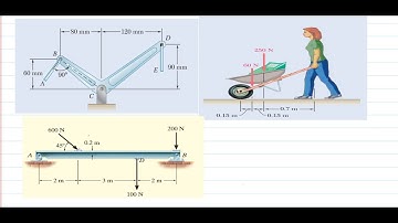 Equilibrium of rigid bodies (2D); Problem set