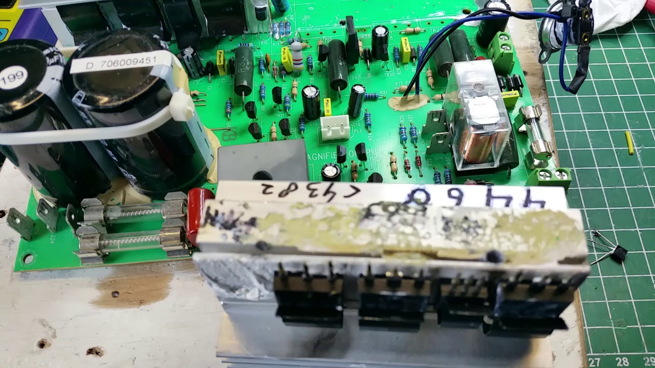 Repair Ashdown bass amplifier 500w YouTube