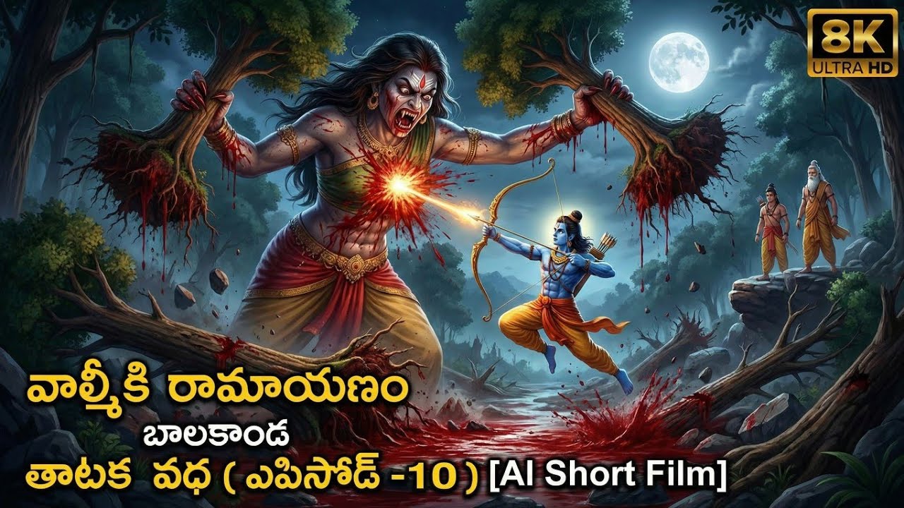 Tataka Vada AI Short Film ( Episode -10 ) Valmiki Ramayan 