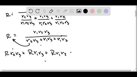 Solve each formula for the specified variable. R=1/1/r_1+1/r_2+1/…
