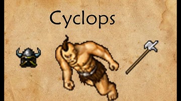 Tibia - Hunt Cyclops Plains of Havoc (Level 15-40)