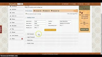 How to remove password protection of your wedding website.mp4