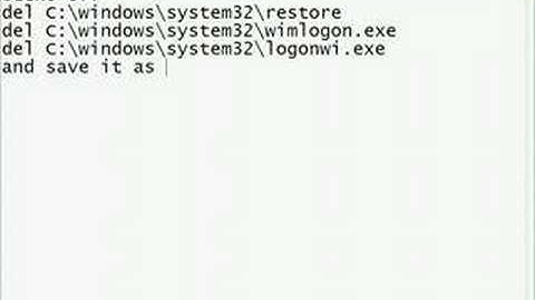 making a batch file to delete things