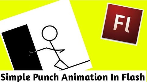 How to Make a simple Punch animation in Flash CS3/CS6 and Animate CC |Punch Animation | Flash |Adobe