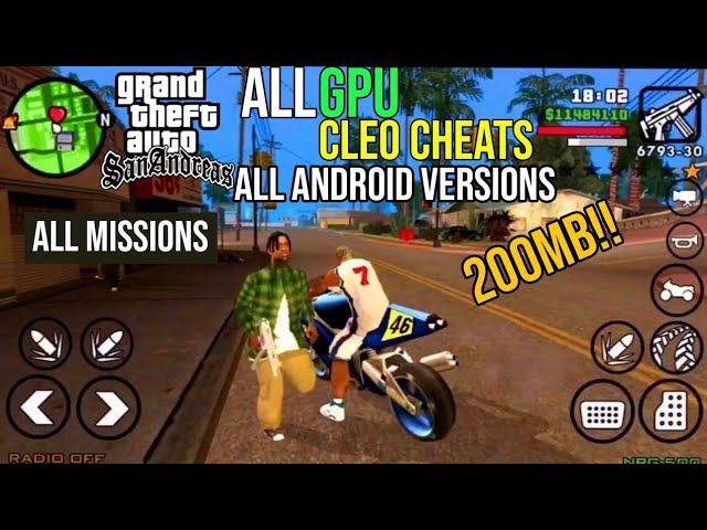 Codes for GTA San Andreas APK for Android Download