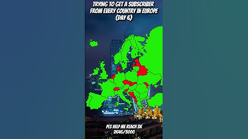Trying to get a subscriber from every country in Europe (day 6)