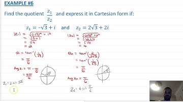 Polar form Multiplication and division of complex numbers