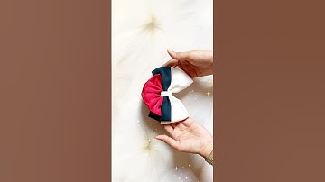 DIY Bowclip❤️ #shorts #diy #hairstyle #shortsfeed #hairtok #explorepage #ytshorts #shortvideo #reels