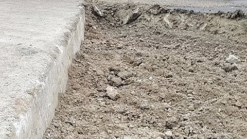 Approach Slab Excavation Work