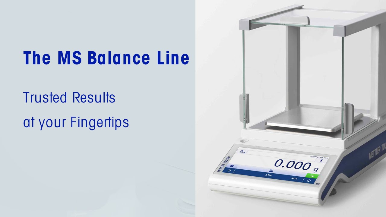 The MS Balance Line – Trusted Results at Your Fingertips - YouTube