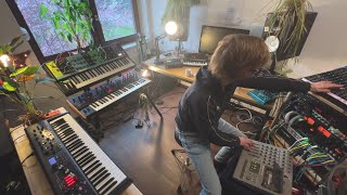 Ambient Music Session with Portastudio, Digitakt, OB-6 and Piano #ambientmusic #synthesizer