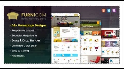 Furnicom - Responsive Drag & Drop Shopify Furniture Theme | Themeforest Templates