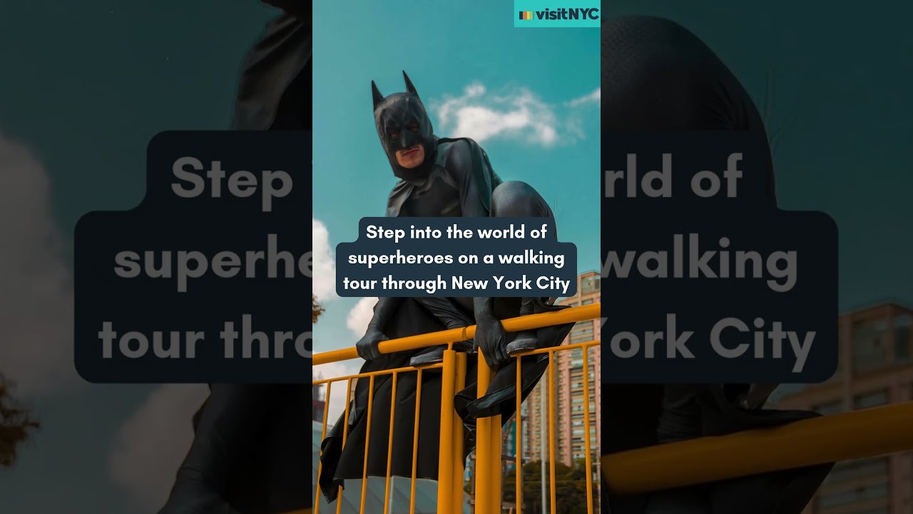 Superhero Walking Tour in NYC – Visit Iconic Movie Locations! #Youtube #Viral #Shorts