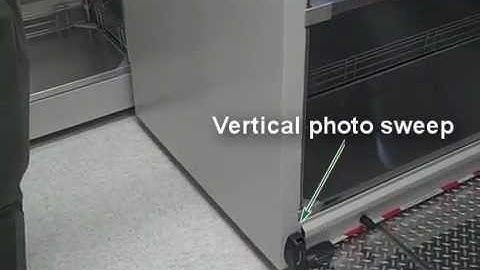 Safety for Electrically Powered Mobile Shelves | Vertical Infrared Safety Device