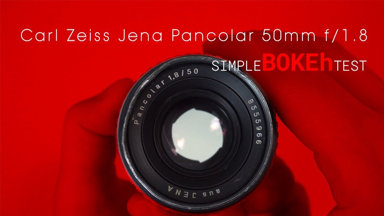 Carl Zeiss Jena Pancolar 50mm f /1.8 simple BOKEh test - YouTube