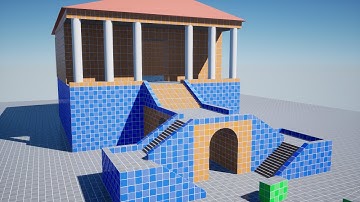 Blockout Tools Plugin for UE4 - Demo #2