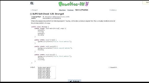 Java Practice-it Introduction to Java Programming | Self-Check 1.25 Strange3
