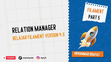 Belajar Filament v4  Part 5 Laravel - Relation Manager di Filament v4