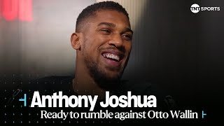 EXCLUSIVE: Focused Anthony Joshua READY TO RUMBLE against Otto Wallin 💥💣 #DayOfReckoning 🇸🇦