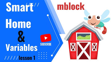 Smart home & Variables in python on mblock H.W(lesson 1 / grade 5) level 2