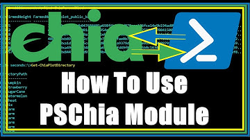 NEW Chia Powershell Module For Chia RPC & How To Use It To Get Which Plots Farmed Chia Coin! PSChia