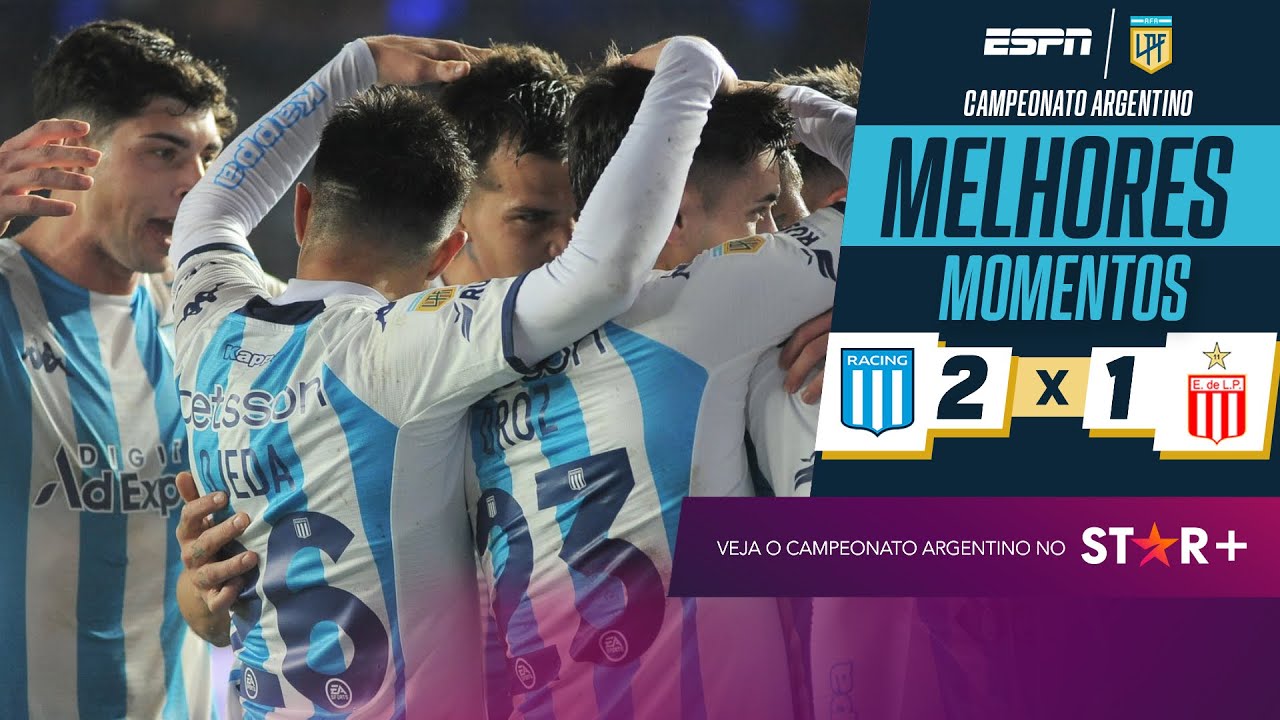 Racing vence o Estudiantes no Campeonato Argentino com direito a BELO GOL | Melhores Momentos