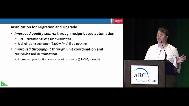 Migration and Batch Automation - Nancy Givens, DuPont - ARC Orlando 2018 Forum