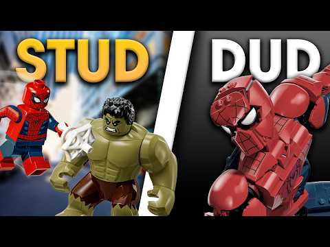 YouTube thumbnail: LEGO Spider Man Brand New Day Sets… Stud or Dud?