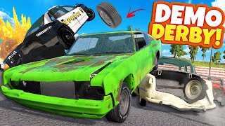 I Created CHAOS with This DEMO DERBY MOD in BeamNG Drive Crashes! screenshot 3