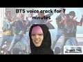 When BTS Voice Cracks.