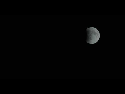september 27 2015 lunar eclipse in 4K time lapse