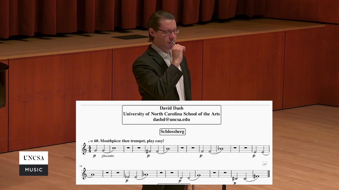 Trumpet Breathing and Basic Warm Up David Dash YouTube