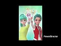 Cindy and Irene holding wands