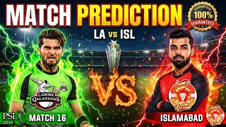 PSL Match Number 16 Prediction| Lahore Qalandars vs Islamabad United| Match Analysis and Prediction  screenshot 4
