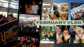 -- february vlog | GATC, trainings, school, lab and WNCAA (GOLDDDD) | Bianca Limbo