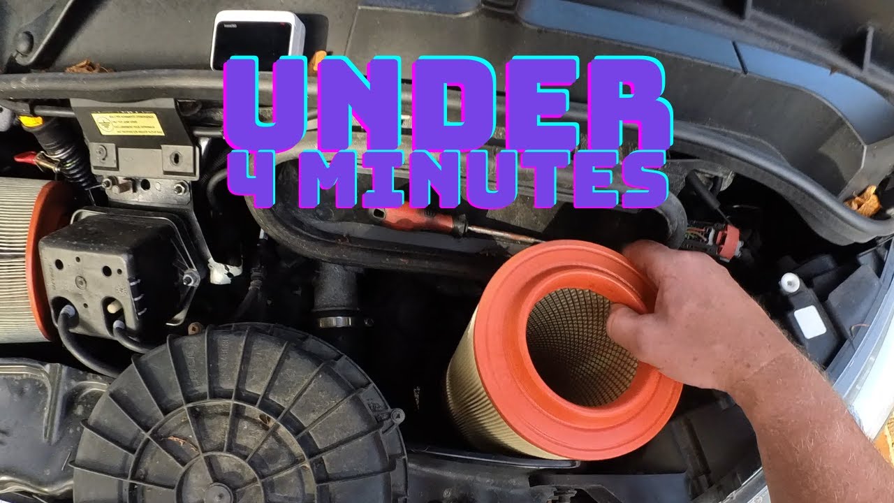 How to Change Your Fiat Ducato's Air Filter in Under 4 Minutes! Peugeot Boxster Citroën Relay
