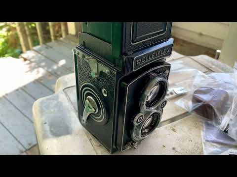 Unboxing A Rolleiflex K4A From 1954! Schneider Xenar Lens - YouTube