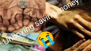 Money saving Box|unboxing#10months#saving 😭😭