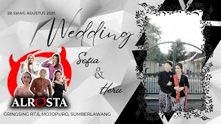 š“LIVE ALROSTA DONGKREK II WEDDING SOFYA & HERU II ALFA AUDIO RW1 (Bang Landho) II AA MEDIA PUSAT