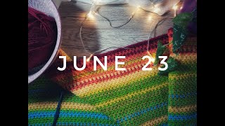 Temperature Blanket 2021 Row 174