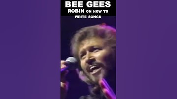 BEE GEES - interview on how to write hit songs #shorts  #brothers #beegees #barrygibb #jivetubin